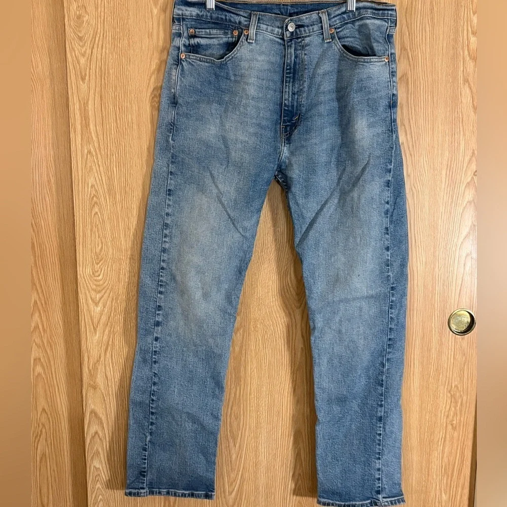 Levi's Men's 505 Light Blue Straight Jeans
